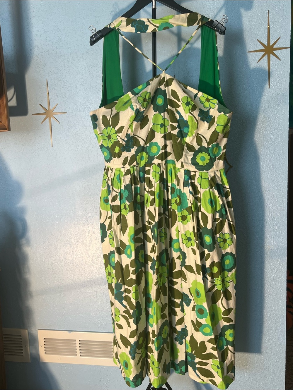 Tatyana Green Floral Dress.